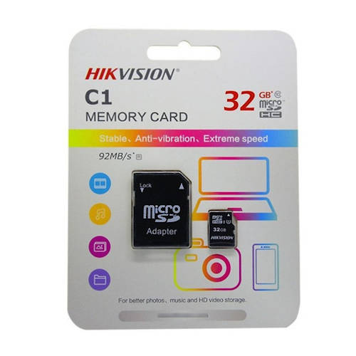 MEMORIA MICRO SD HC 32GB HIKVISION CL10