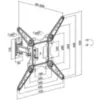 Miniatura 3 de Soportes CEL, TV, TABLETS marca Nisuta modelo NSSOTV55E