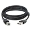 Miniatura 1 de Cables A-A y A-B marca Arwen modelo USB-AB-2.0/2M Negro