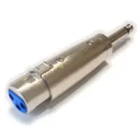  Adaptador Canon 3 Pines Hembra A Plug 6,5 Mono Macho