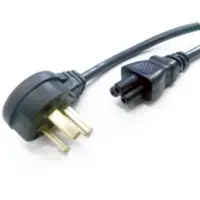Cable Poder Alimentacion 220V Trebol Para Notebook 1,4 Mts 3X0,75 Mm2