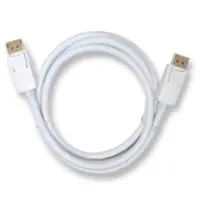 Cable Displayport Macho-Macho 5 Mts 1.2V 4K Blanco