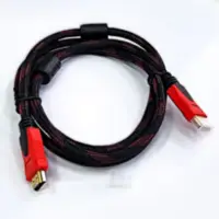 Cable Hdmi Macho - Macho 1,5 Mts V1.4 1080P Acordonado HD Cable Hdmi Macho - Macho 1,5 Mts V1.4 1080P Acordonado HD