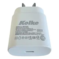 Cargador 25W Usb-C Carga Rapida Pdo/Pps Sin Cable Kolke Kcr-646 Cargador 25W Usb-C Carga Rapida Pdo/Pps Sin Cable Kolke Kcr-646