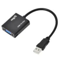Adaptador Conversor Usb Macho / Vga Hembra Nisuta Nscousvg2 Adaptador Conversor Usb Macho / Vga Hembra Nisuta Nscousvg2