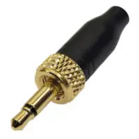 Conector Ficha Miniplug 3,5 Macho Mono Dorado A Rosca Macho Conector Ficha Miniplug 3,5 Macho Mono Dorado A Rosca Macho