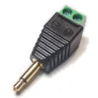 Conector Ficha Miniplug 3,5 Macho Mono A Bornera