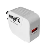 Cargador 18W Usb-A Carga Rapida Qc Sin Cable Nisuta Cargador 18W Usb-A Carga Rapida Qc Sin Cable Nisuta