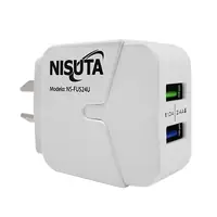 Cargador 12 W Usb-A 2,4A Sin Cable Nisuta Ns-Fu524U Cargador 12 W Usb-A 2,4A Sin Cable Nisuta Ns-Fu524U