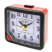 Reloj Despertador 4 agujas Dakot A11 Rojo vivo Negro