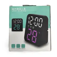  Reloj Despertador Digital Led Numeros Grandes