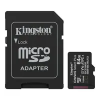 Memoria Micro Sd 64Gb Kingston Cl10 Canvas Select Plus V10 C/Adaptador 100 Mb/S