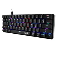  Teclado Gamer Nisuta Mecanico Espanol Nskbgz61 Switch Azul Retroiluminado