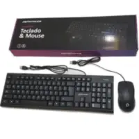 Teclado + Mouse Usb Performance Espanol Negro