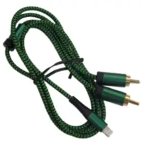 Adaptador Audio Lightning A RCA macho x 2