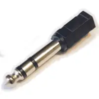 Adaptador Plug 6,5 Estereo Macho A Jack 3,5 Estereo Hembra