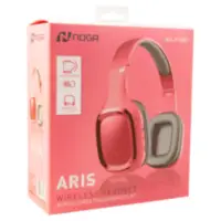 Auricular Inalambrico Noga NG-918BT Aris Bluetooth Rosa
