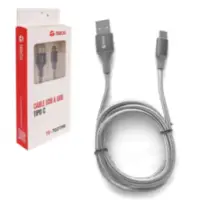 Cable Usb C Macho / A Macho 1 m Negro Carga Rapida 60W Teros
