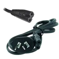 Cable Poder Alimentacion 220V Tipo Ocho S/Tierra 1,5 Mts