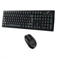 Kit Teclado Y Mouse Genius Inalambrico Km-8101 Espanol Negro