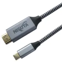 Adaptador Conversor Usb C Macho / Hdmi Macho 1,8 M Nisuta 4k 60Hz
