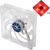 Fan 120Mm Led Rojo 3Pin+Adpt 25Mm Espesor 1000Rpm Rulem Titan Fan 120Mm Led Rojo 3Pin+Adpt 25Mm Espesor 1000Rpm Rulem Titan