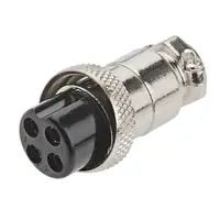 Ficha Conector Gx16 4 Pines Hembra Aviacion A Cable Ficha Conector Gx16 4 Pines Hembra Aviacion A Cable