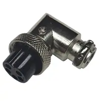 Ficha Conector Gx16 5 Pines Hembra Aviacion A Cable 90 Grados Ficha Conector Gx16 5 Pines Hembra Aviacion A Cable 90 Grados