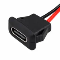 Conector Ficha Usb C Hembra 2 Pines Usb-C (solo carga) Conector Ficha Usb C Hembra 2 Pines Usb-C (solo carga)