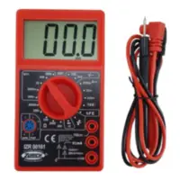 Tester Digital Multimetro Zurich Izr00161 Display Grande