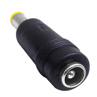 Vista lateral de Adaptador Dc Hueco 5,5 X 2,1 Mm Hembra A 5,5 X 3,0 Mm Macho