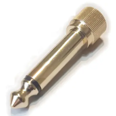 Adaptador Plug 6,5 Mono Macho A Miniplug 3,5 Mono Hembra Rosca