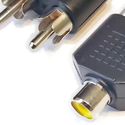Detalles accesorios de Adaptador Rca Hembra A 2 X Rca Macho