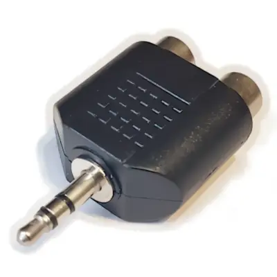 Adaptador Miniplug 3,5 Estereo Macho A 2 Rca Hemb