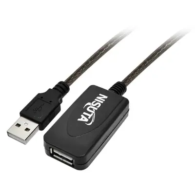 Detalles accesorios de Cable Usb 2.0 A/A Macho-Hembra Extension 15 Mts Amplificad O Nisuta
