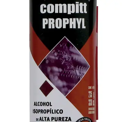 Detalles accesorios de Alcohol Isopropilico Compitt Prophyl X 440Cc