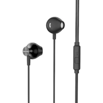 Vista lateral de Auricular C/Mic P/Celular Philips Taue101 Negro