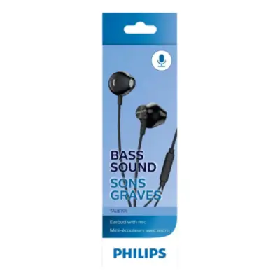 Detalles accesorios de Auricular C/Mic P/Celular Philips Taue101 Negro