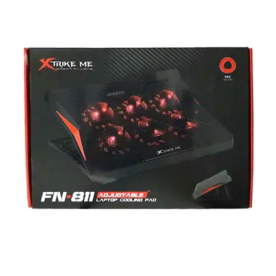 Detalles accesorios de Base Para Notebook Gamer 6 Ventiladores Led Rojo XtrikeMe FN-811