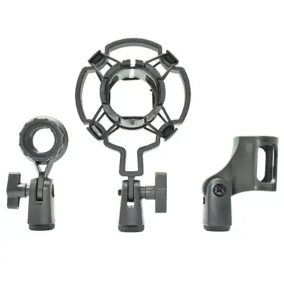 Detalles accesorios de Brazo metalico plegable para microfono