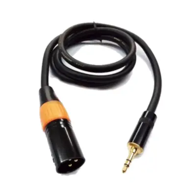 Detalles accesorios de Cable 3 Pines Xlr Canon A Miniplug 3,5Mm 1,5 Mts Balanceado