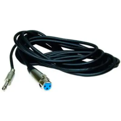 Cable 3 Pines Xlr Canon A Plug 6,5Mm 1 Mts Balanceado