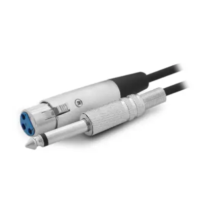 Detalles accesorios de Cable 3 Pines Xlr Canon A Plug 6,5Mm 1 Mts Balanceado
