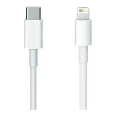 Vista lateral de Cable Lightning / Usb C Macho 2 Mts