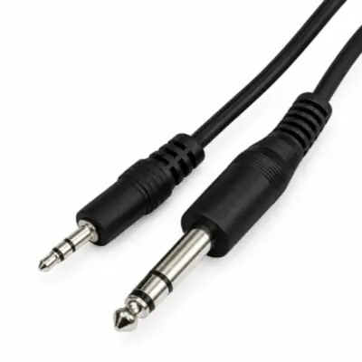 Detalles accesorios de Cable Plug 6,5 Mm Macho-Miniplug 3,5 Macho Estereo 2 Mts