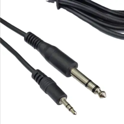 Detalles accesorios de Cable Plug 6,5 Mm Macho-Miniplug 3,5 Macho Estereo 2 Mts
