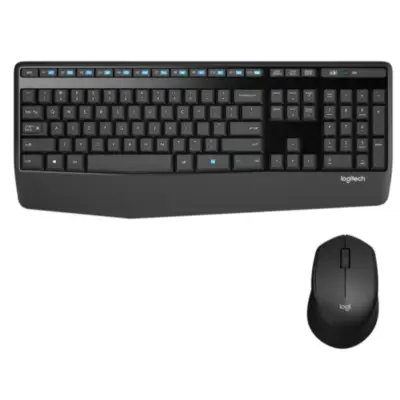 Kit Teclado Y Mouse Logitech Inalambricos Mk345 Comfort Espanol