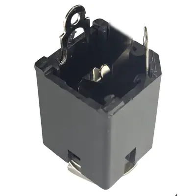 Detalles accesorios de Conector Ficha Mono Jack 6,5 Hembra Plastico Chasis S/Corte Rosca