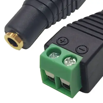 Detalles accesorios de Conector Ficha Miniplug 3,5 Jack Hembra Mono A Bornera