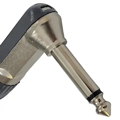 Detalles accesorios de Conector Ficha Mono Plug 6,5 Macho 90 Grados Metal/Plastico